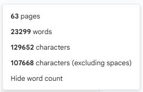 the prequel doc that will Never be published.